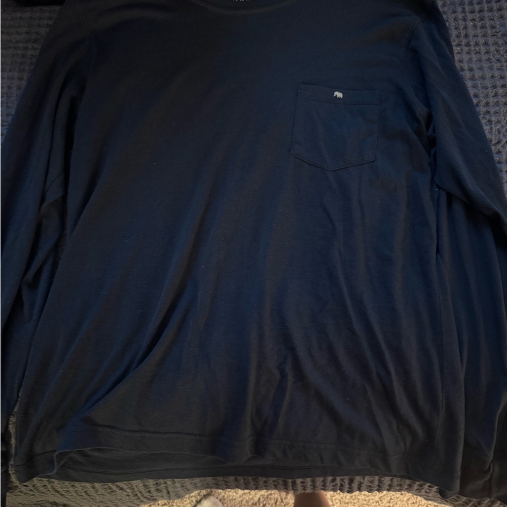 The Normal Brand Deep Blue Long Sleeve Tee